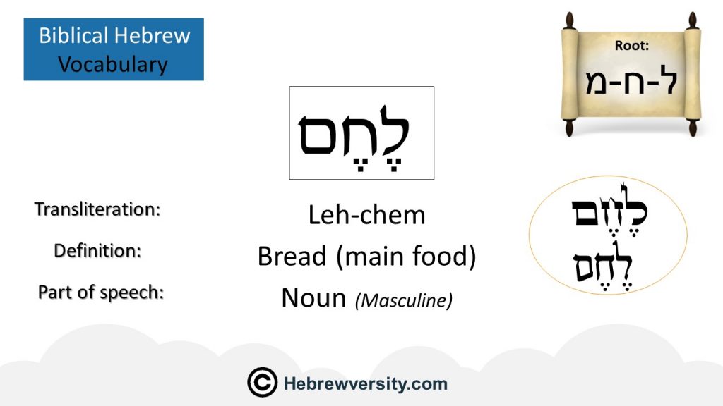 How To Say “Bread” In Hebrew - Hebrewversity